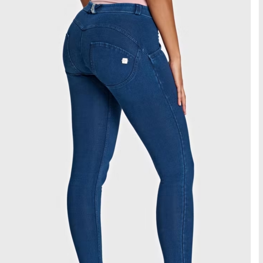 Freddys WR.UP SHAPING EFFECT-Mid Waist Skinny-Dark Blue Denim